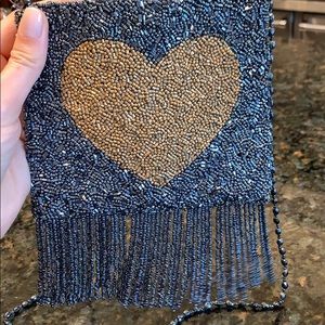 Moyna Beaded Chain Shoulder Strap